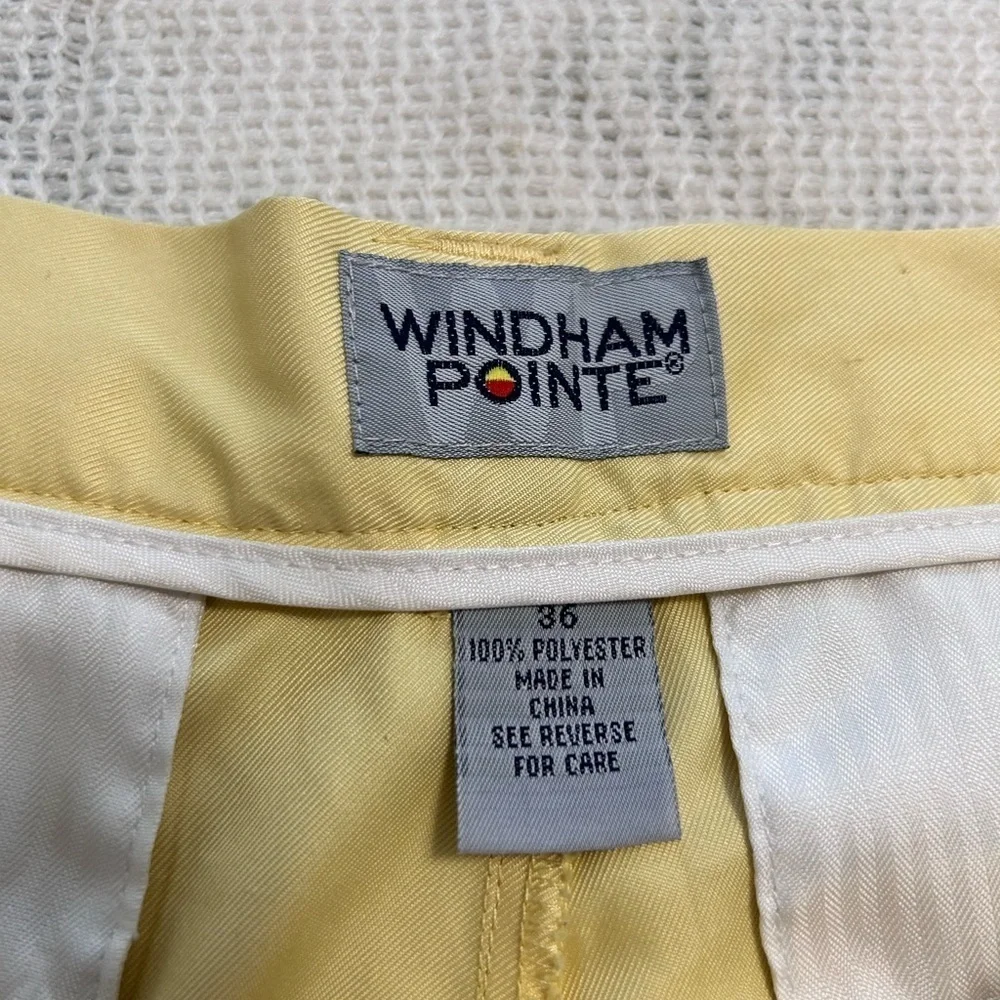 Windham Point Yellow Men’s Golf Shorts Size 36”